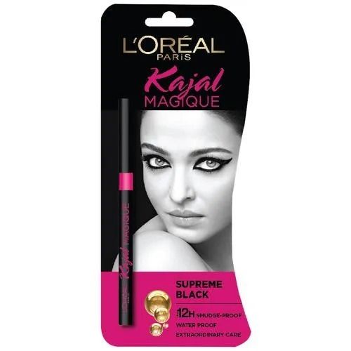 Smudge Proof And Water Proof Long Lasting Supreme Black Bold Kajal Ingredients: Chemicals