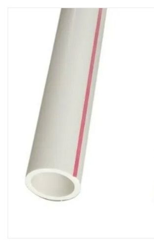 White 1/2 Inch Solid Water Plumbing Pvc Plastic Pipe 