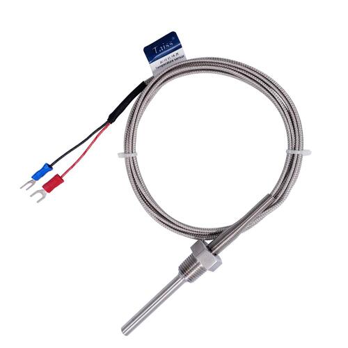 Blue 1 Year Non Conductive Liquid Thermocouple Sensor For Industrial Use