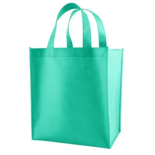 5-10 Kilogram Capacity Polypropylene Rectangular Green Pp Woven Bag