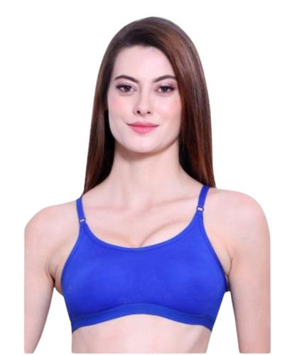 Plain Cotton Blend Women's Transparent Strap Lightly Padded Bra at Rs  70/piece in New Delhi