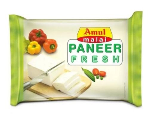 White Pure And Healthy A Grade No Added Preservative Fresh Paneer - 100G