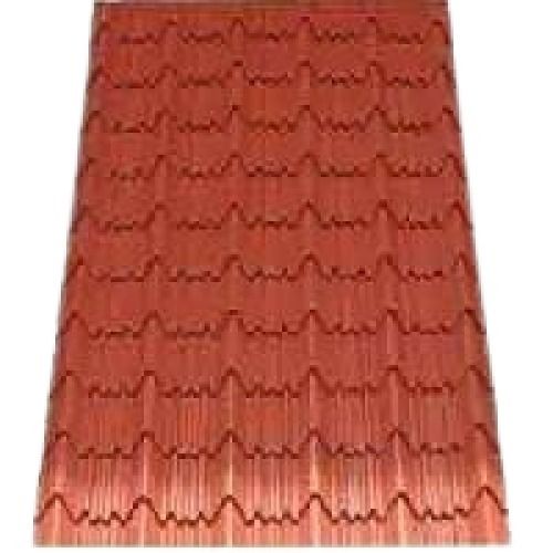 Regtangular Red Galvanized Gi Roofing Sheet