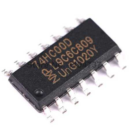 SMD IC 74HC00D NXP with Output Current of 5.2 mA