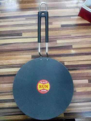 Three Layer Coating Round Shape Nonstick Iron Tawa For Kitchen