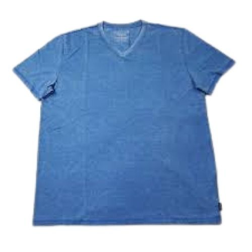 V Neck Short Sleeve Plain Premium Quality Cotton T Shirt For Men