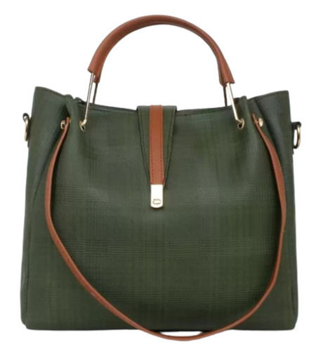 Florence Tote leather bag croco embossed green – Bidinis Bags