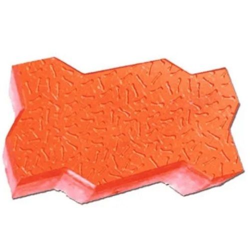 Red 225 X 112.5 X 80 Mm Waterproof Reusable Zig Zag Paver Block