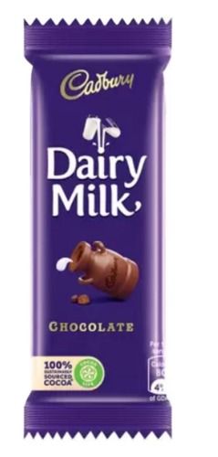 24 Gram, Ready To Eat Sweet And Delicious Dairy Milk Chocolate (Cadbury)