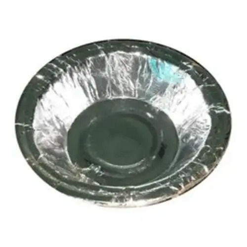 Silver 7 Inches Round Light Weight And One Side Coated Disposable Paper Dona