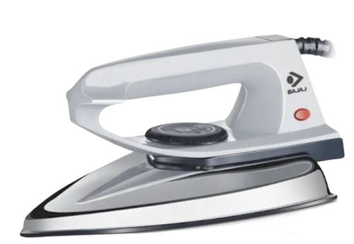 Silver 750 Watt 220 Voltage Stainless Steel Rust Dry Iron With Over Heating Protection Function