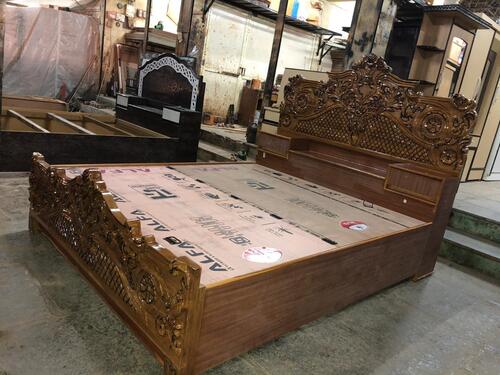 Antique Design Wooden Deewan Bed For Bedroom