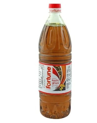 Cold Pressed A Grade Kachi Ghani Pure Mustard Oil For Cooking With 12 Months Shelf Life