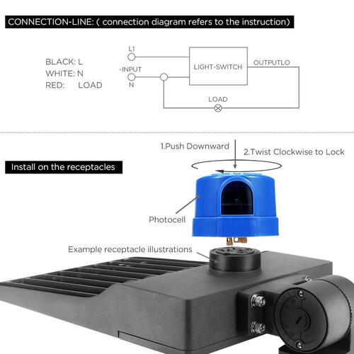 Day Night Sensor Light with 5 Years Warranty