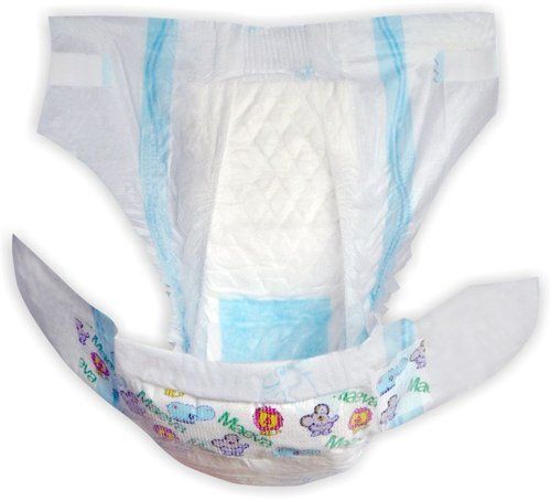 Multi Color Non Woven Hypoallergenic Cotton Soft Comfortable Disposable Diaper For Babies 