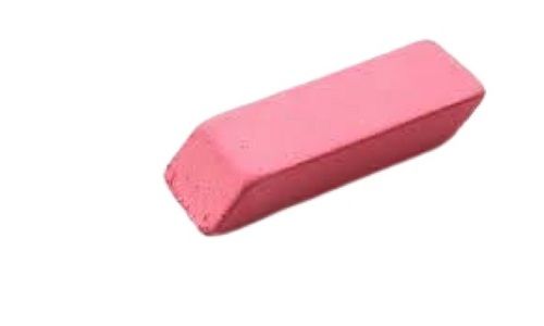 Pink Rectangle Shape Rubber Eraser Size: Medium