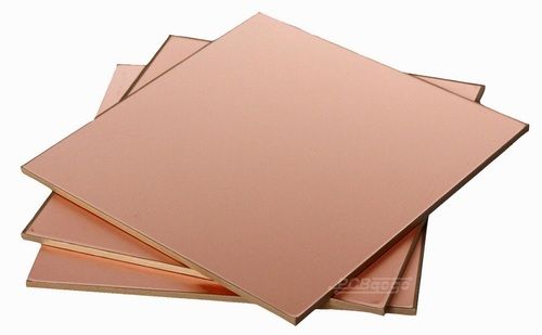 Rectangular Shape Flexible Copper Clad Laminate Sheet For Industrial Use