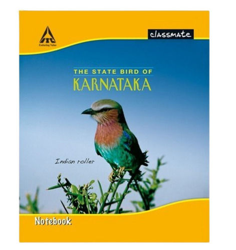 पेपर रेक्टैंगुलर सिंगल लाइनेड प्रिंटेड कवर 180 पेज A4 साइज नोटबुक 