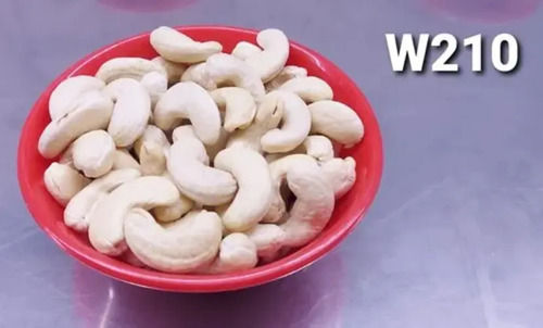 1 Year Shelf Life W210 Grade White Whole Cashew