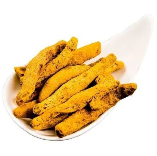 Yellow 100 % Natural Dried Turmeric Finger With 6 Months Of Shelf Life