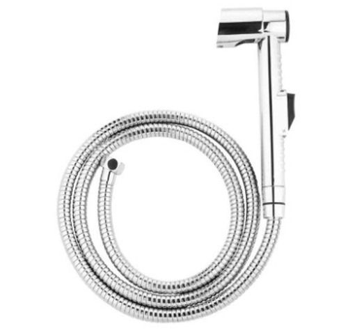 Silver 14 X 5 X 3 Centimeter Wall Mounted Glossy Finish Stainless Steel Body Shower Tube