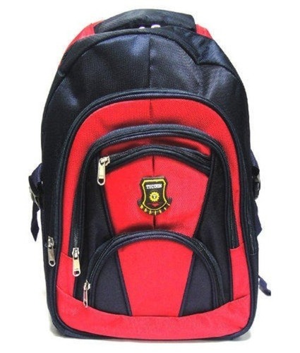 16 X 7 X 21 इंच मॉइस्चर प्रूफ नायलॉन और पॉलिएस्टर स्कूल बैग