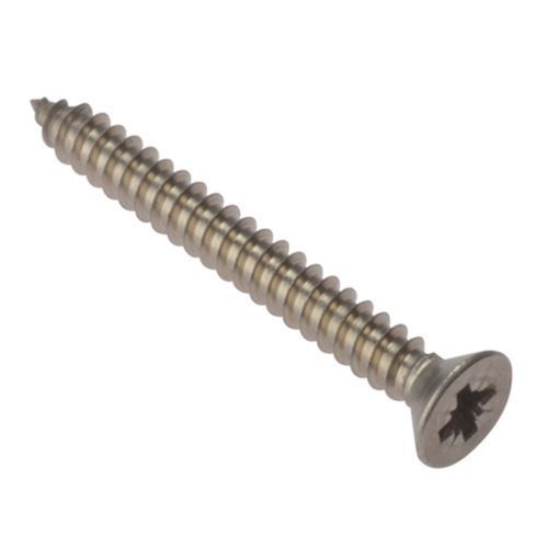 Silver 3 Inches Round Head Coated Rust Proof Self Drilling Stainless Steel Screw