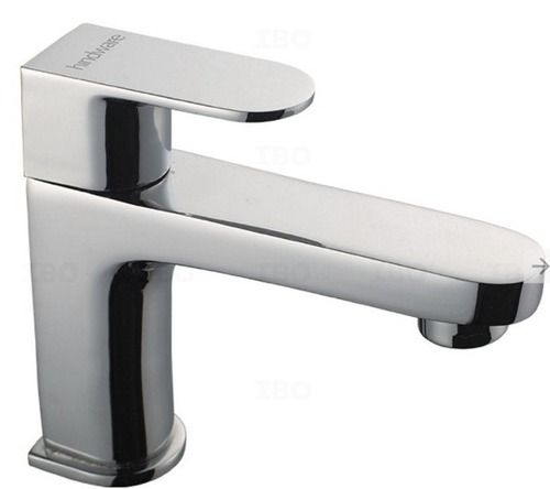 Silver 450 Mm Glossy Finish Deck Mounted Durable Stainless Steel Body Pillar Tap