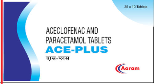 Aceclofenac And Paracetamol 25 X 10 Tablets Age Group: Suitable For All Ages