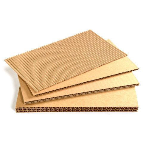 Brown Corrugated Cardboard Sheet For Making Packaging Boxes