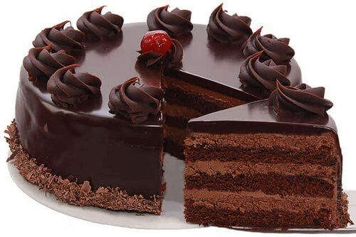 Delicious And Tasty Texture Round Shape Chocolate Cake 