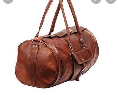 Designer Brown Leather Bags With Straps