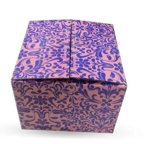 Eco Friendly Glossy Lamination Rectangular Printed Corrugated Box