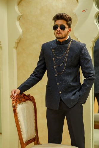 Rajanyas Traditional Rose Wood Jodhpuri Suit| Perfect for Wedding and