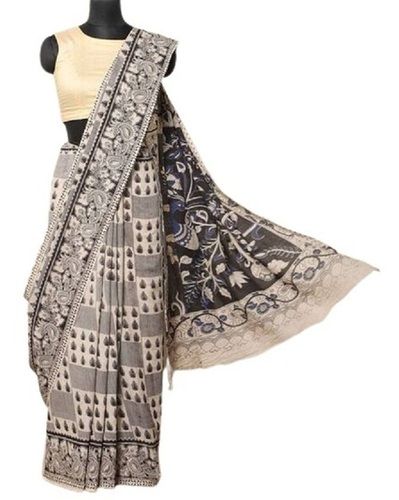 Ladies Printed Summer Casual Wear South Style Cotton Saree