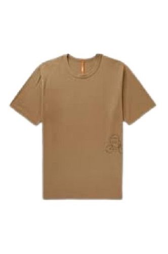 Men'S Round Neck Short Sleeve Plain Pattern Pure Cotton Fabric T Shirts