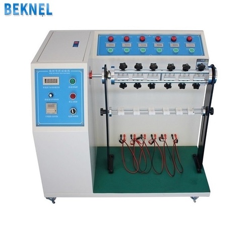 White Plug Wire Bending Testing Machine With 1 Year Of Warranty
