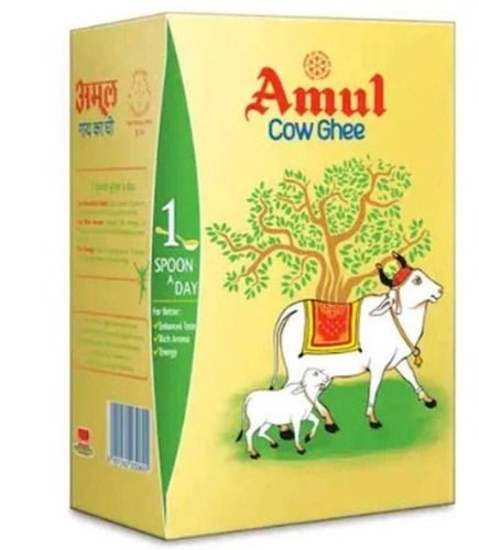 Pure Grass-Fed Cow Ghee - 1 Kg Pack | 90% Fat Content, Raw Processing, Preservative-Free, Rich Aroma and Flavor