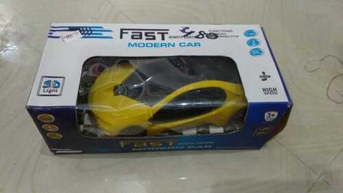 Remote Control Black And Yellow Plastic Modern Car For Kids