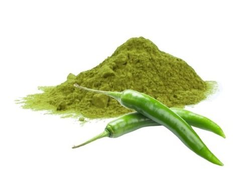 Spicy Taste A Grade Dried Blended Green Chili Powder Shelf Life: 6 Months