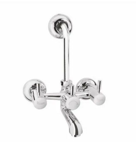 Silver A  21X18X11 Cm 25 Mm Wall Mounted Glossy Finished Stainless Steel Shower Mixer