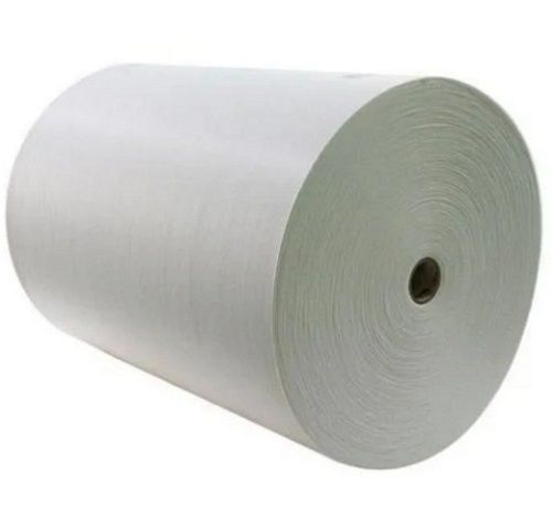 White 0.5 Mm Thick Soft And Smooth Single Side Roll Poly Coated Paper