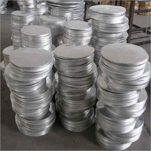 4 Mm Round Silver Aluminium Circle, Available In Several Size