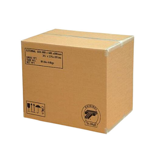800x600x800 Mm Rectangular 10 Kilograms Storage Corrugated Carton Box