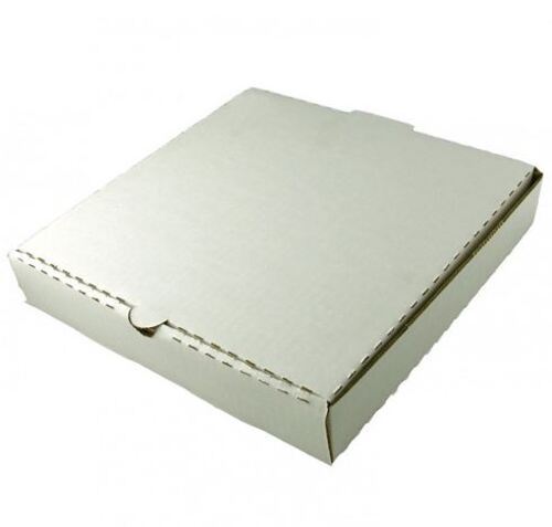 9.5 X 9.5 X 1.5 Inches Disposable Rectangular Plain Pizza Packaging Box