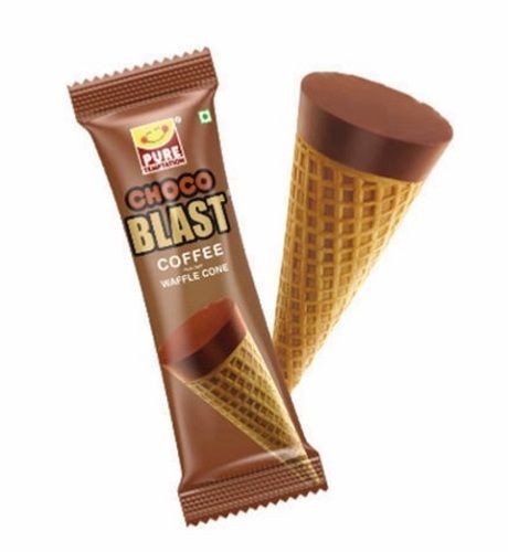 Tasty And Delicious Eggless Coffee Flavor Chocolate Ice Cream Cone  Fat Contains (%): 25 Grams (G)