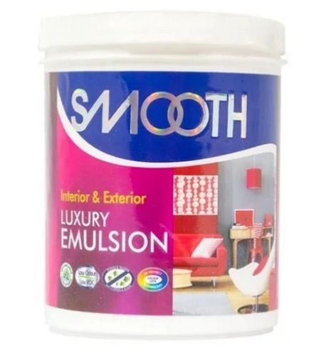 1 Liter 99% Purity Glossy Smooth Luxury Liquid Interior Emulsion Paint Application: Walls