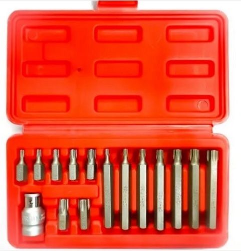 Silver 14 X 10 X 5 Cm Eco Friendly Industrial Screwdriver Bits Set