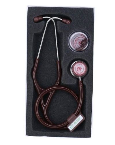 Black 140 Gram Strong Easy Operate Dual Head Stethoscope 