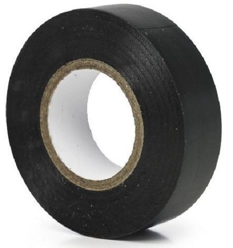 Black 19 Mm Width Single Sided Rubber Pvc Electrical Insulation Tape